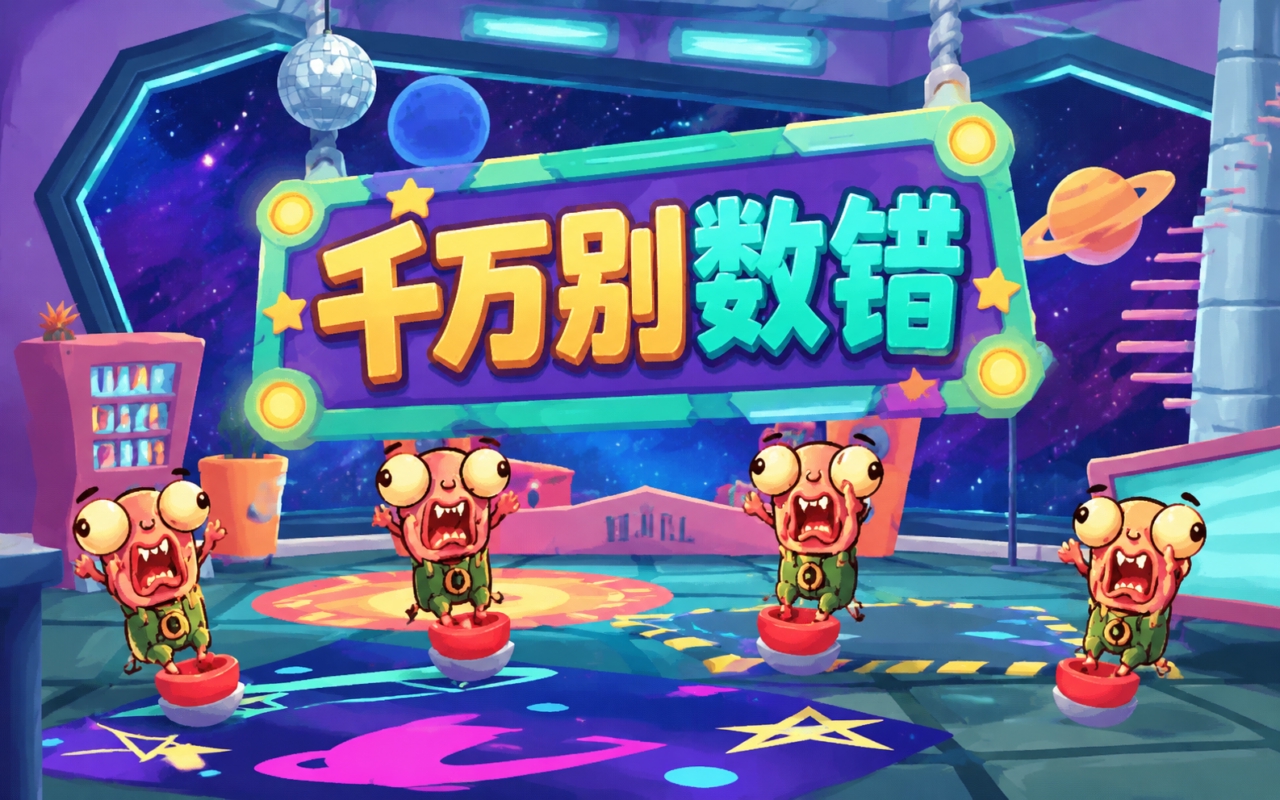 千万别数错