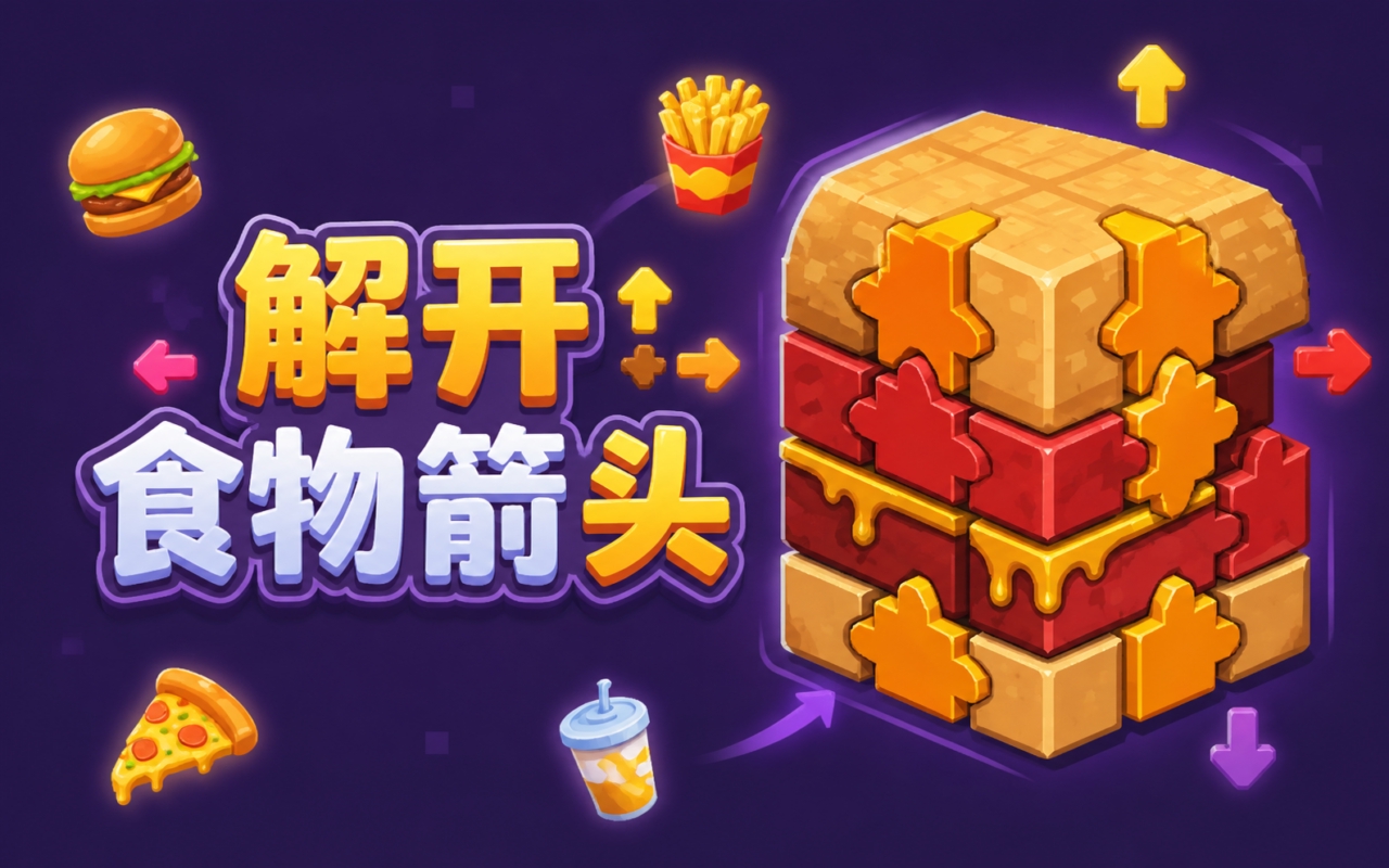 解开食物箭头