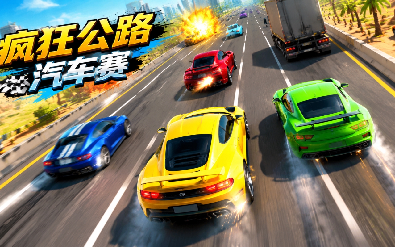 疯狂公路汽车赛