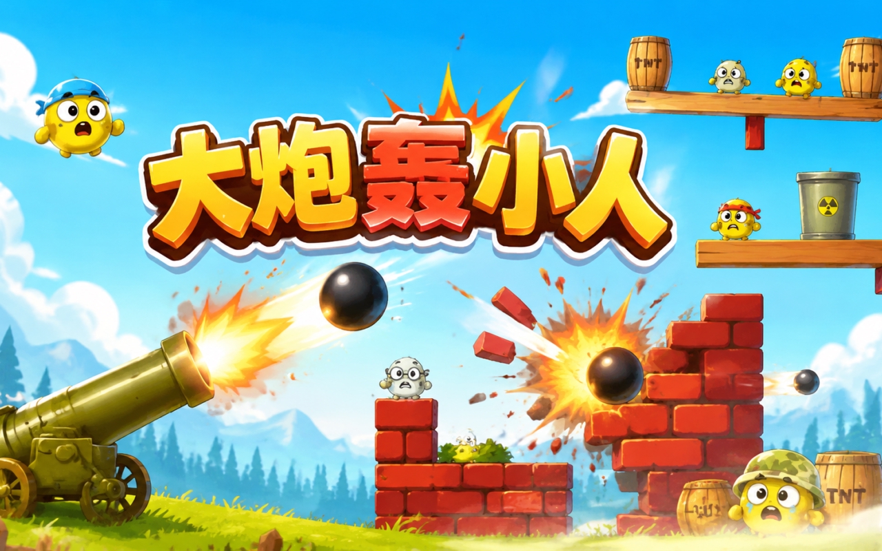 大炮轰小人