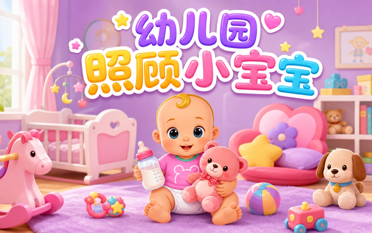 幼儿园照顾小宝宝