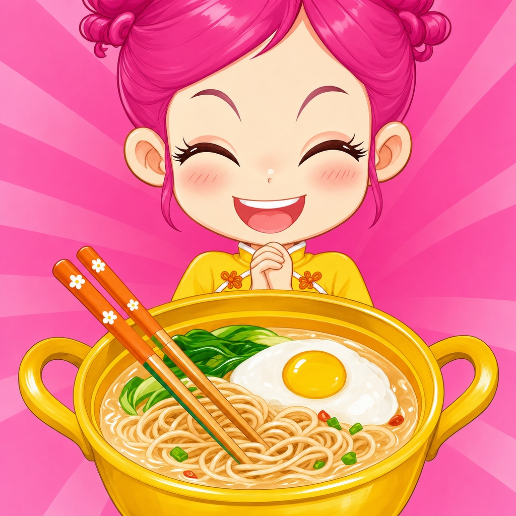阿sue煮鸡蛋面