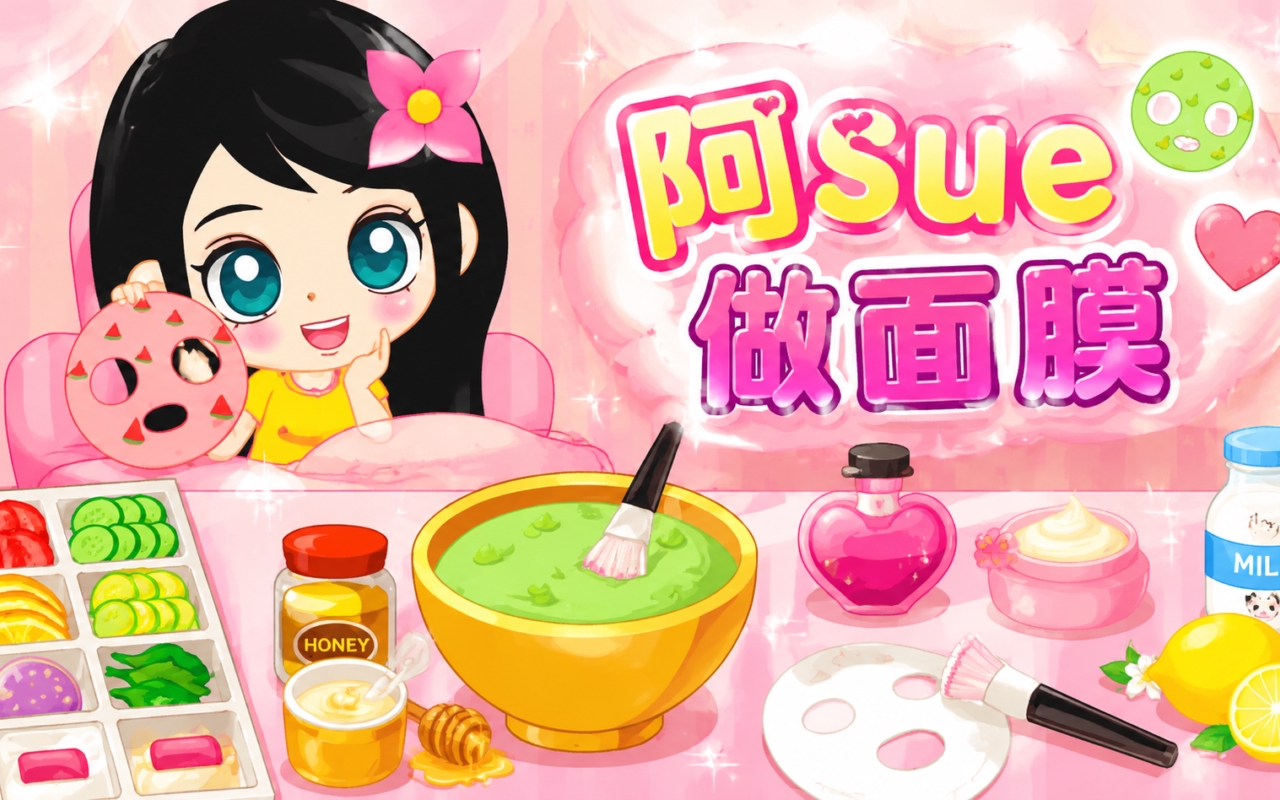 阿sue做面膜