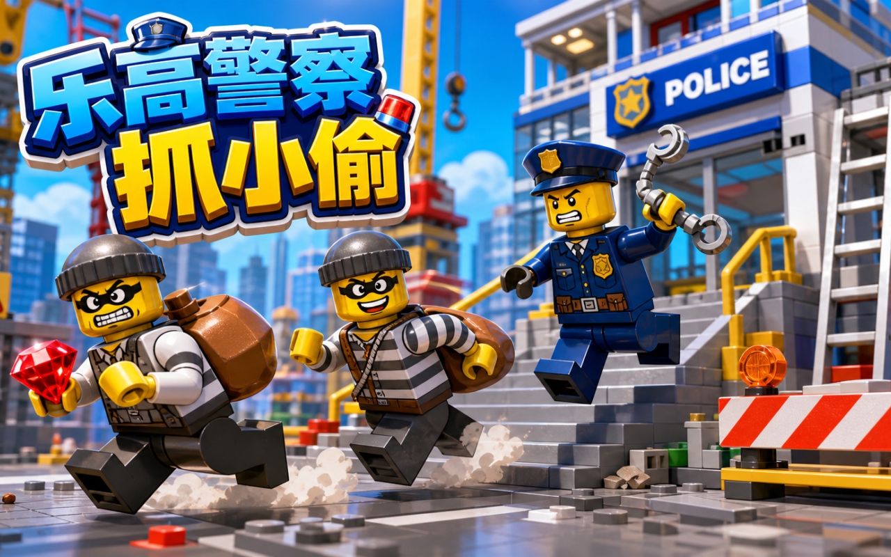 乐高警察抓小偷