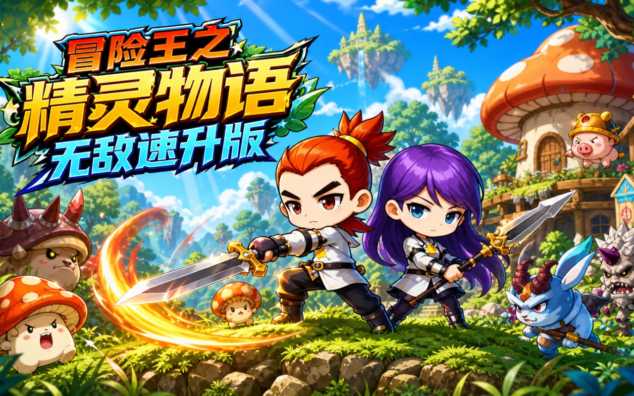 冒险王之精灵物语无敌速升版