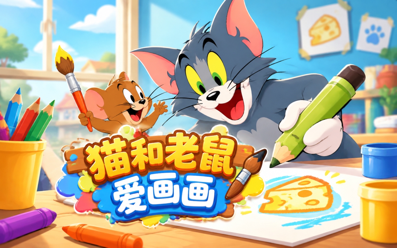 猫和老鼠爱画画