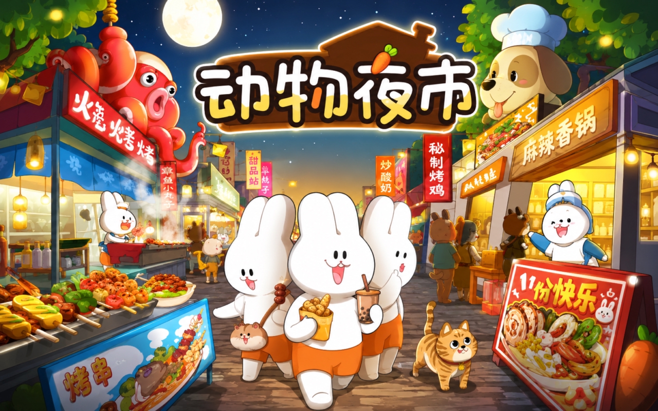 动物夜市
