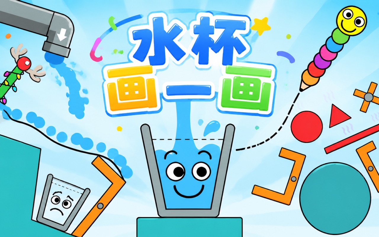 水杯画一画