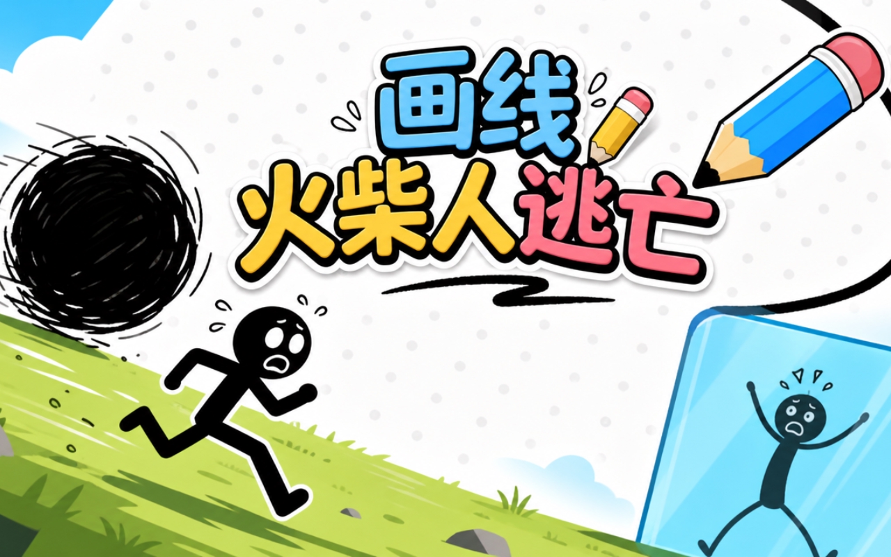 画线火柴人逃亡