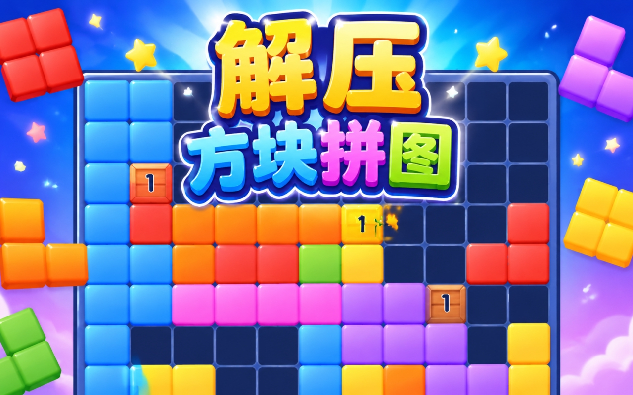 解压方块拼图