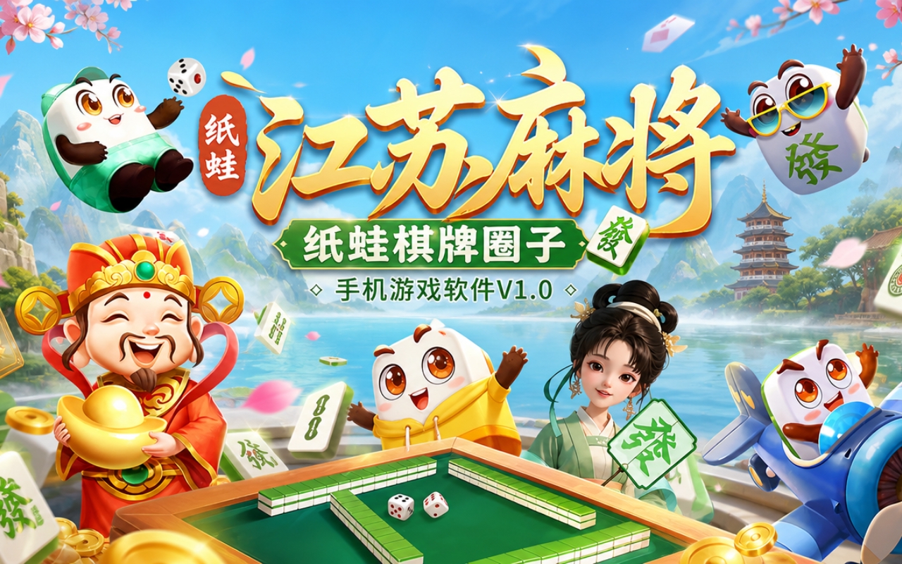 纸蛙棋牌圈子江苏麻将手机游戏软件V1.0