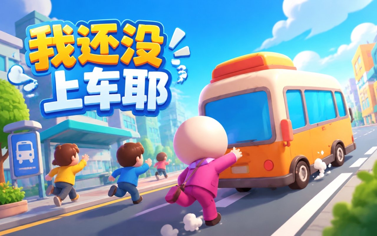 我还没上车耶