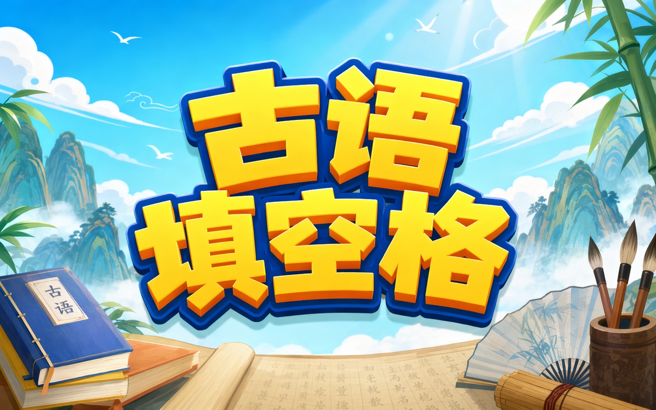 古语填空格
