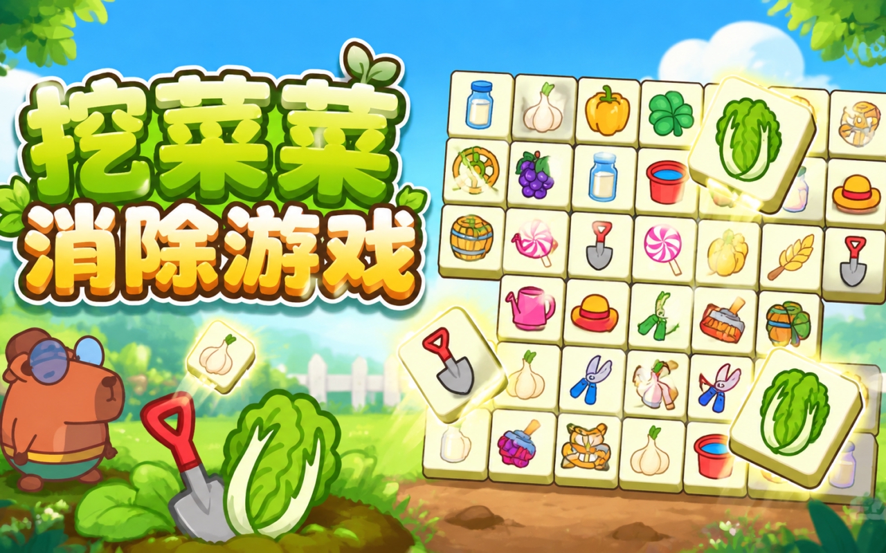 挖菜菜消除游戏