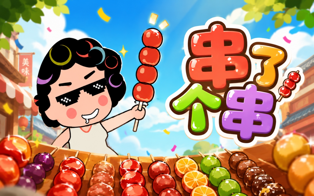 串了个串
