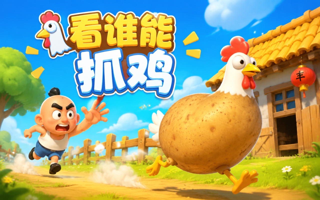 看谁能抓鸡
