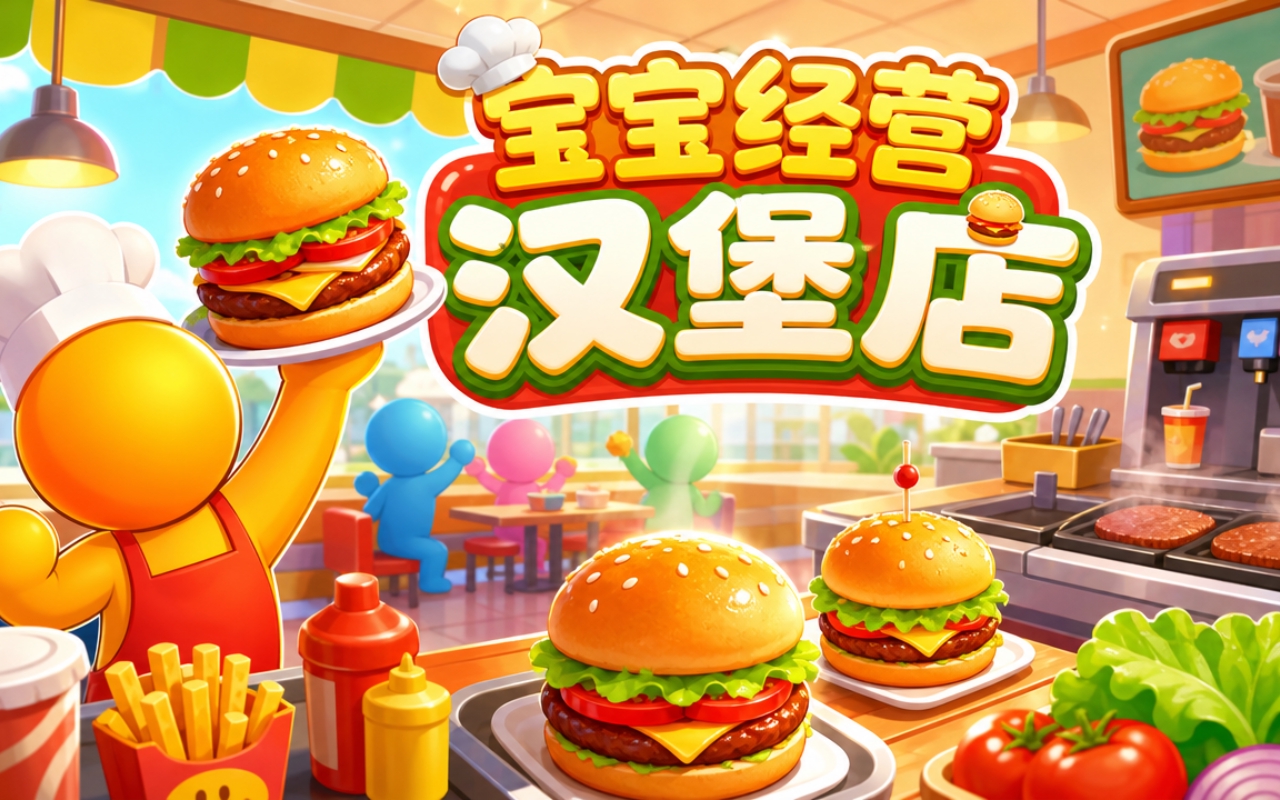 宝宝经营汉堡店