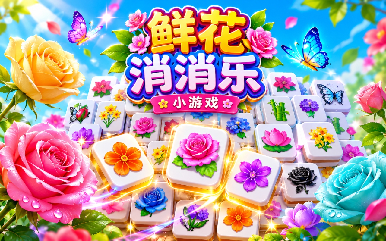鲜花消消乐小游戏