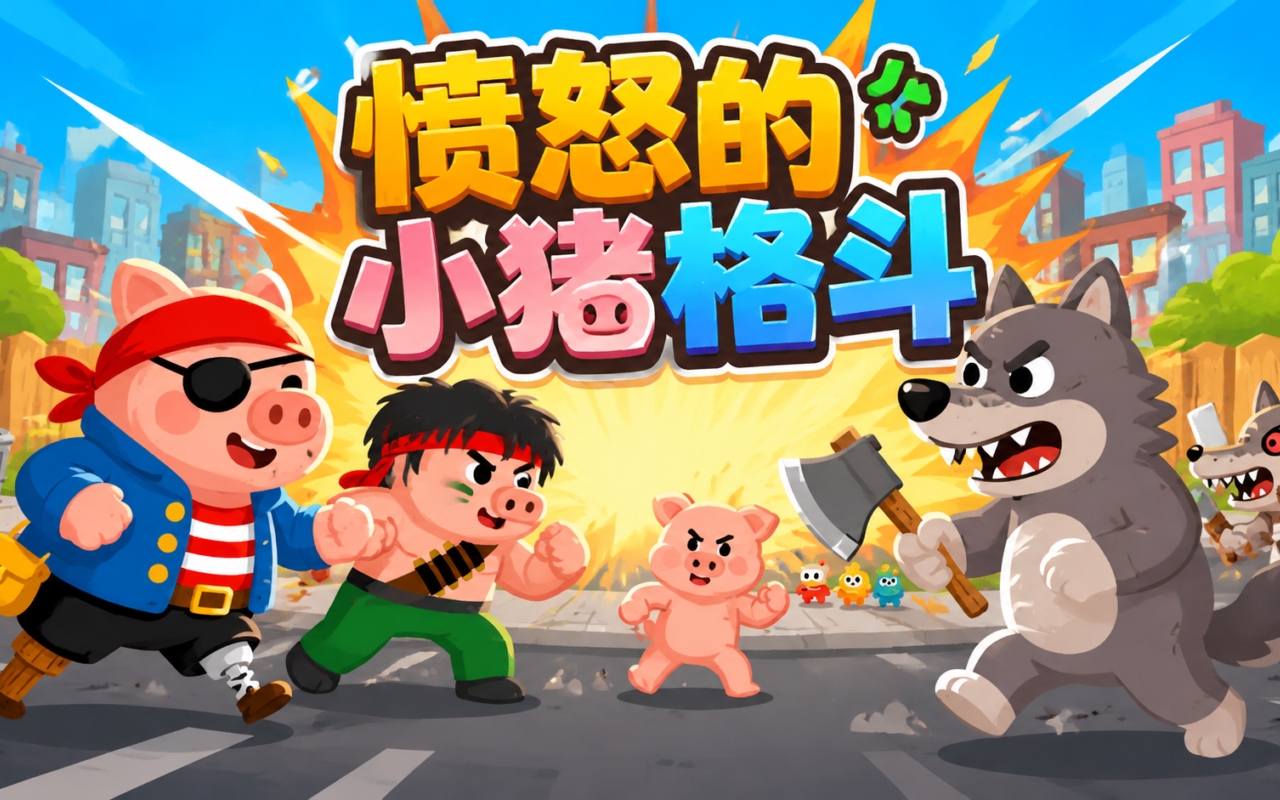 愤怒的小猪格斗