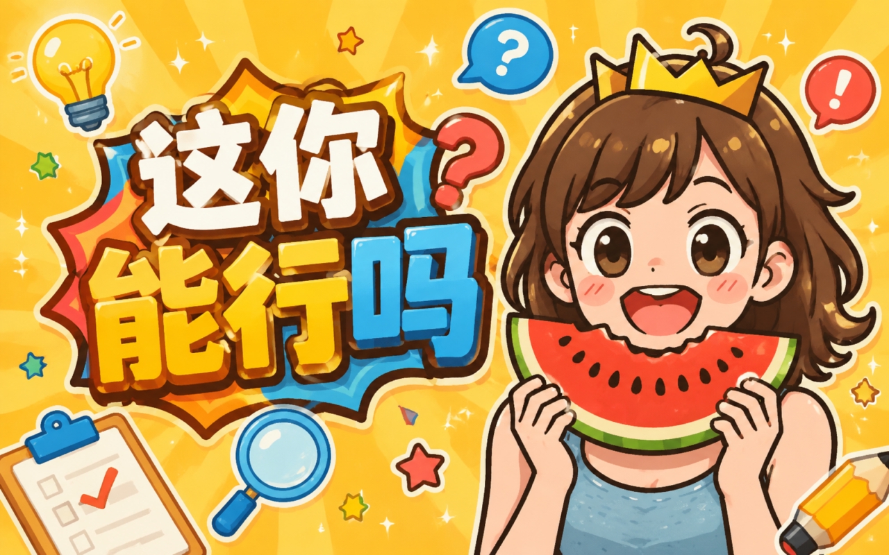 这你能行吗