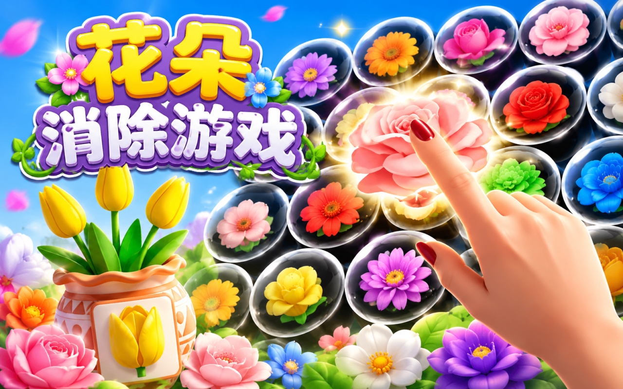 花朵消除游戏