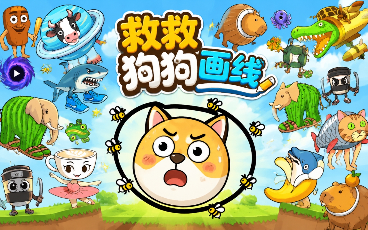 救救狗狗画线