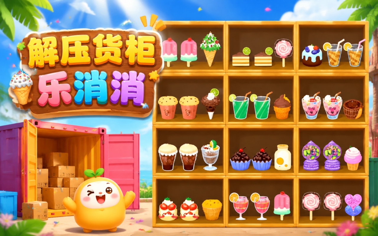 解压货柜乐消消