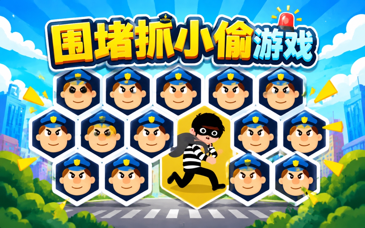 围堵抓小偷游戏