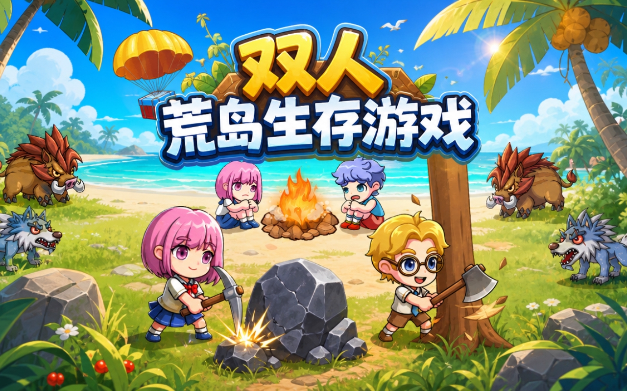 双人荒岛生存游戏
