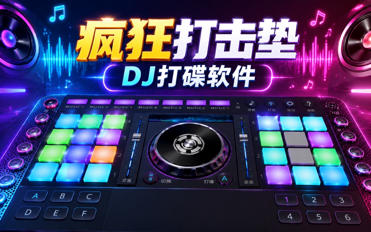 疯狂打击垫DJ打碟软件