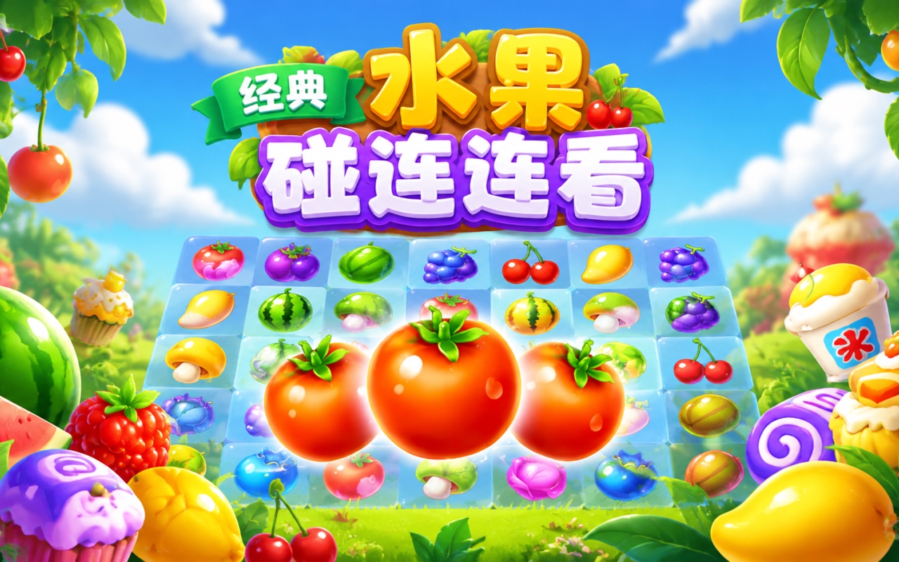 经典水果碰连连看