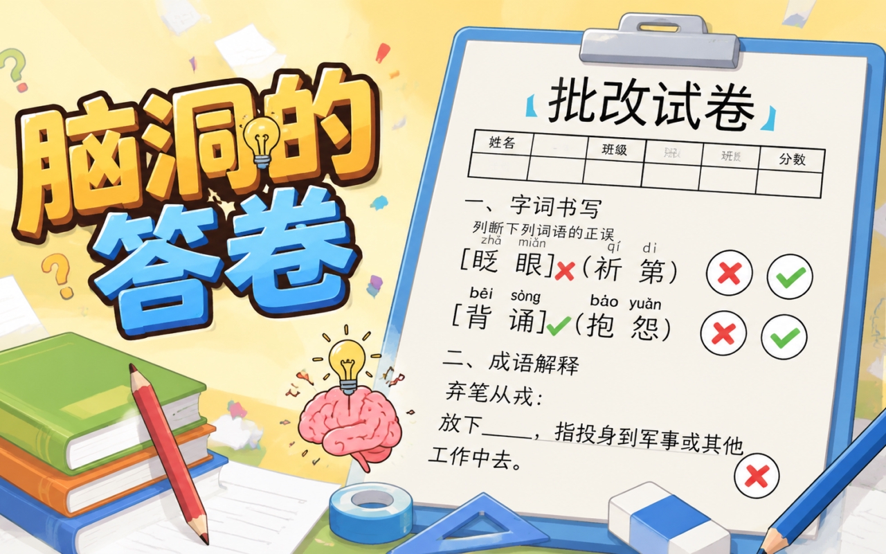 脑洞的答卷