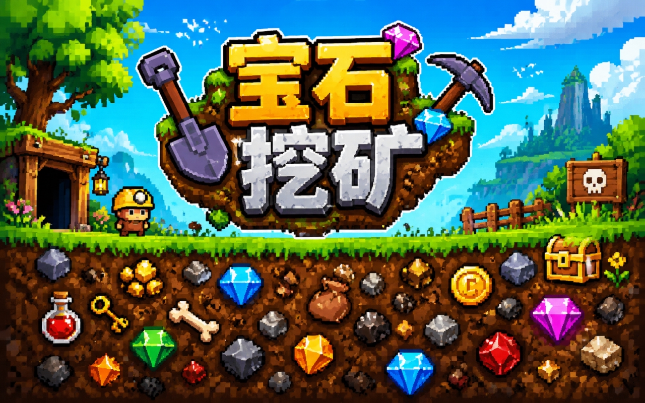 宝石挖矿