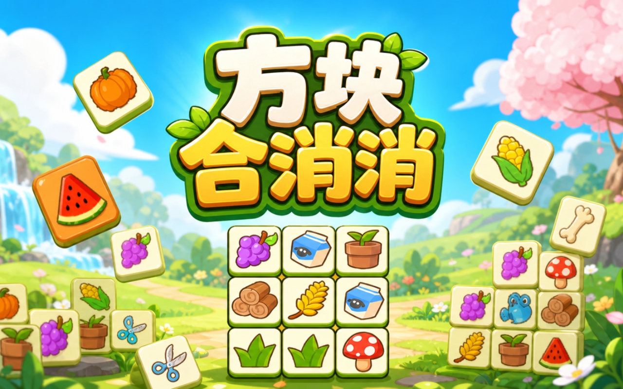 方块合消消