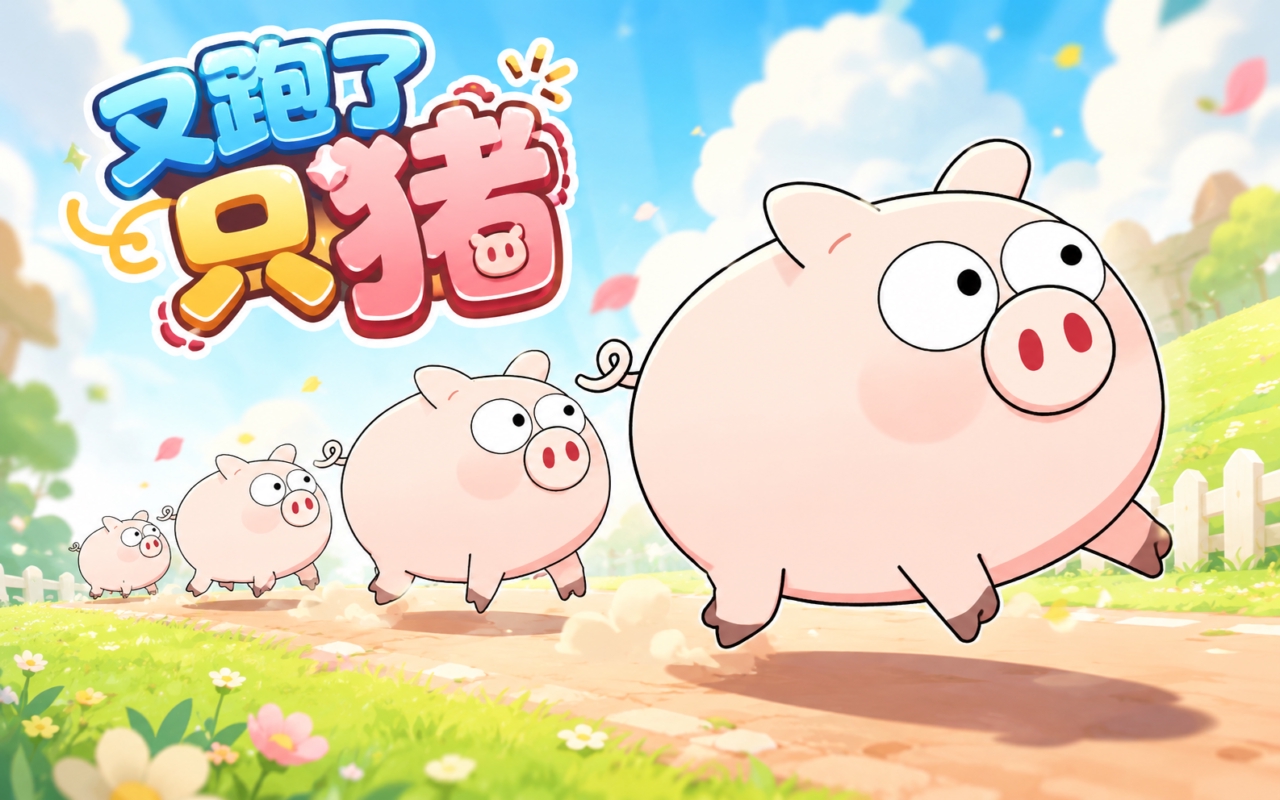 又跑了只猪