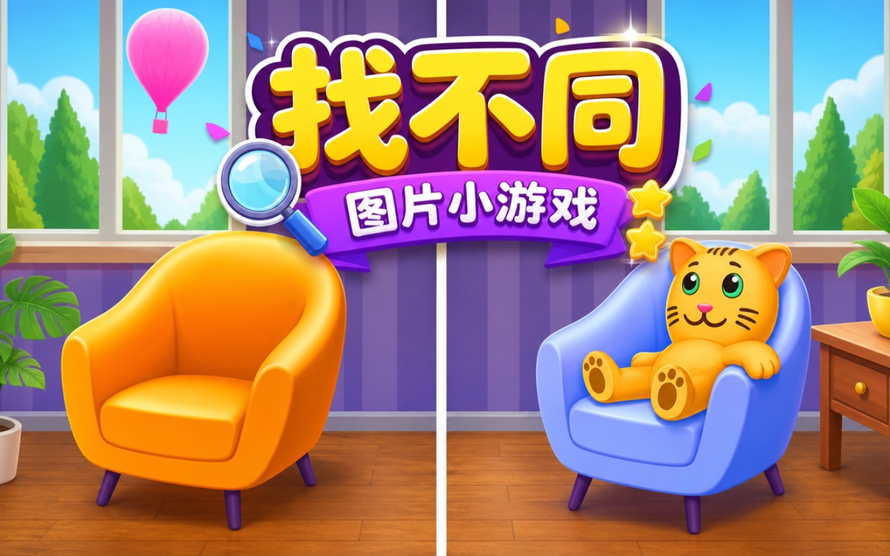 找不同图片小游戏