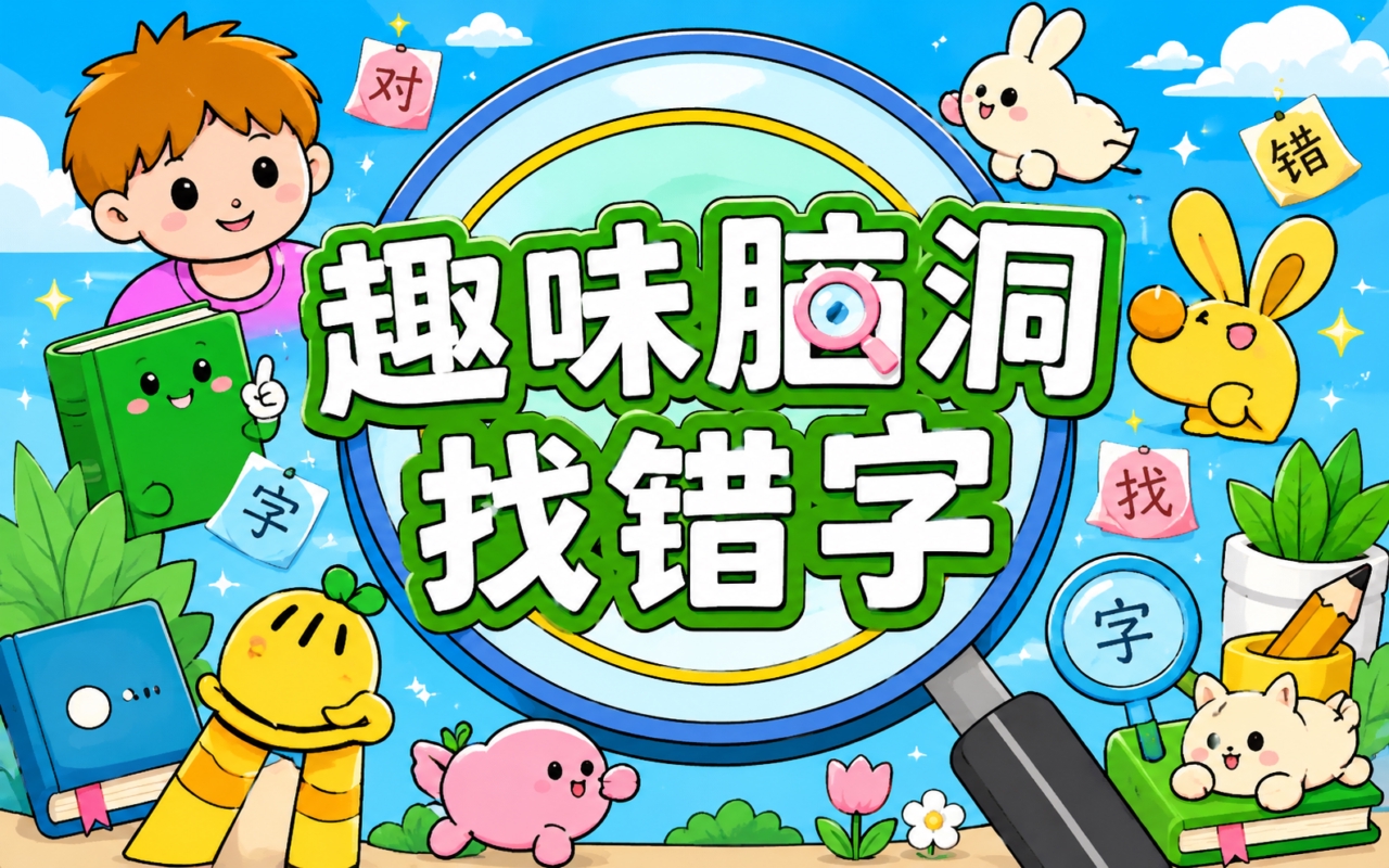 趣味脑洞找错字