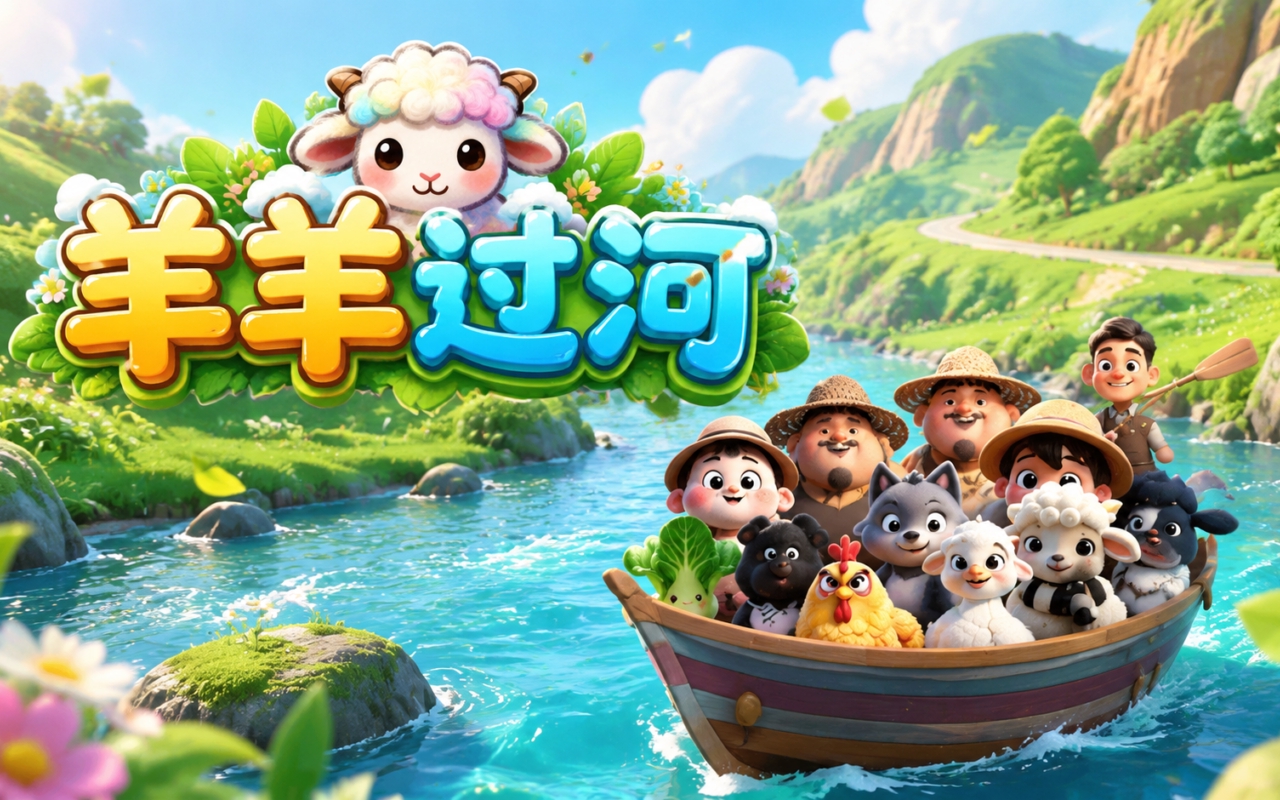 羊羊过河