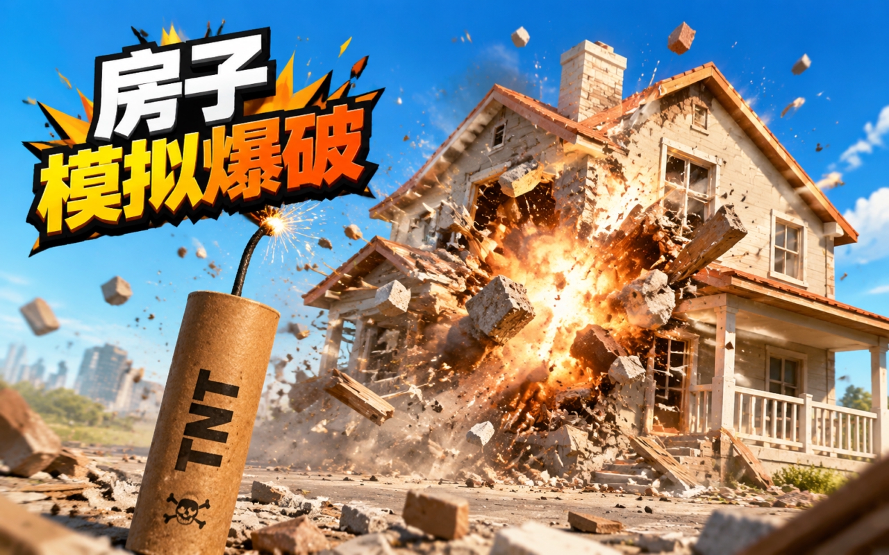 房子模拟爆破
