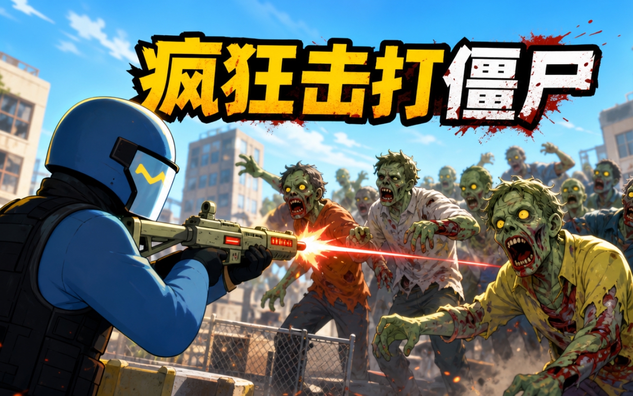 疯狂击打僵尸