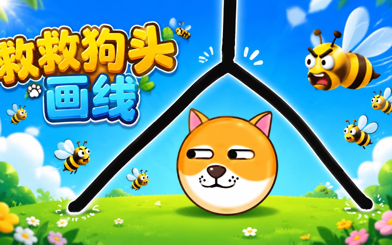 救救狗头画线