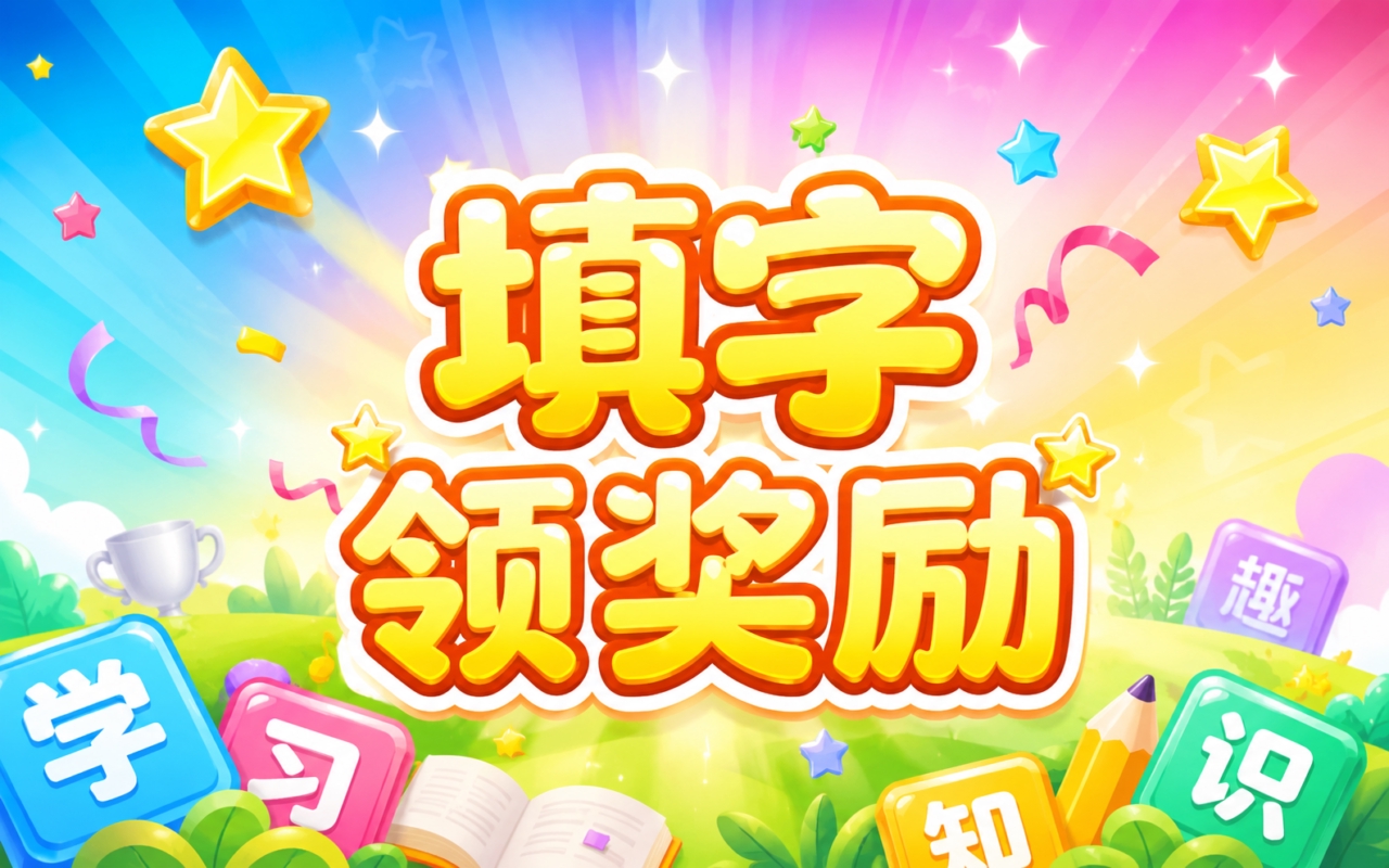 填字领奖励