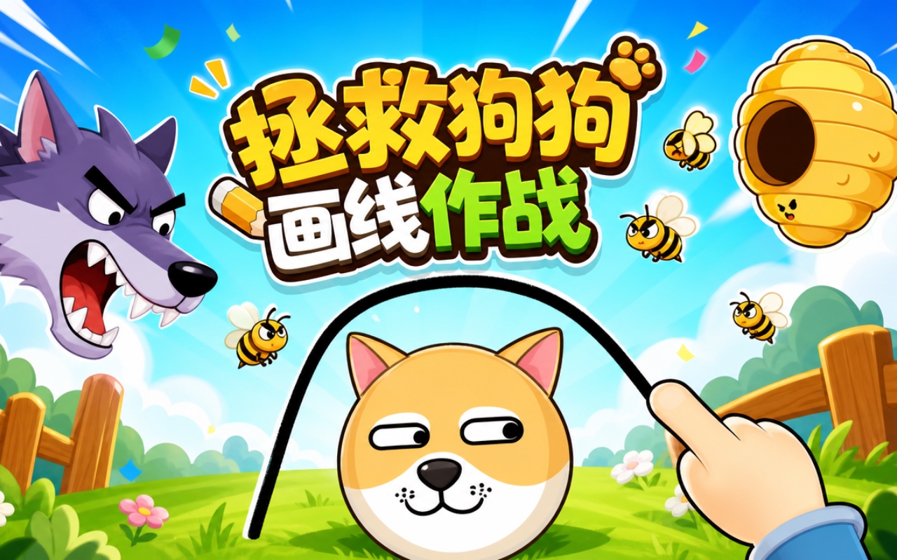 拯救狗狗画线作战