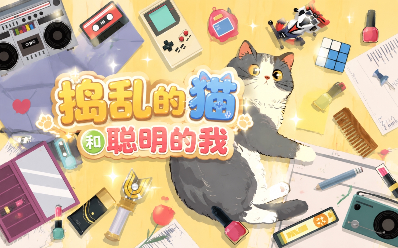 捣乱的猫和聪明的我