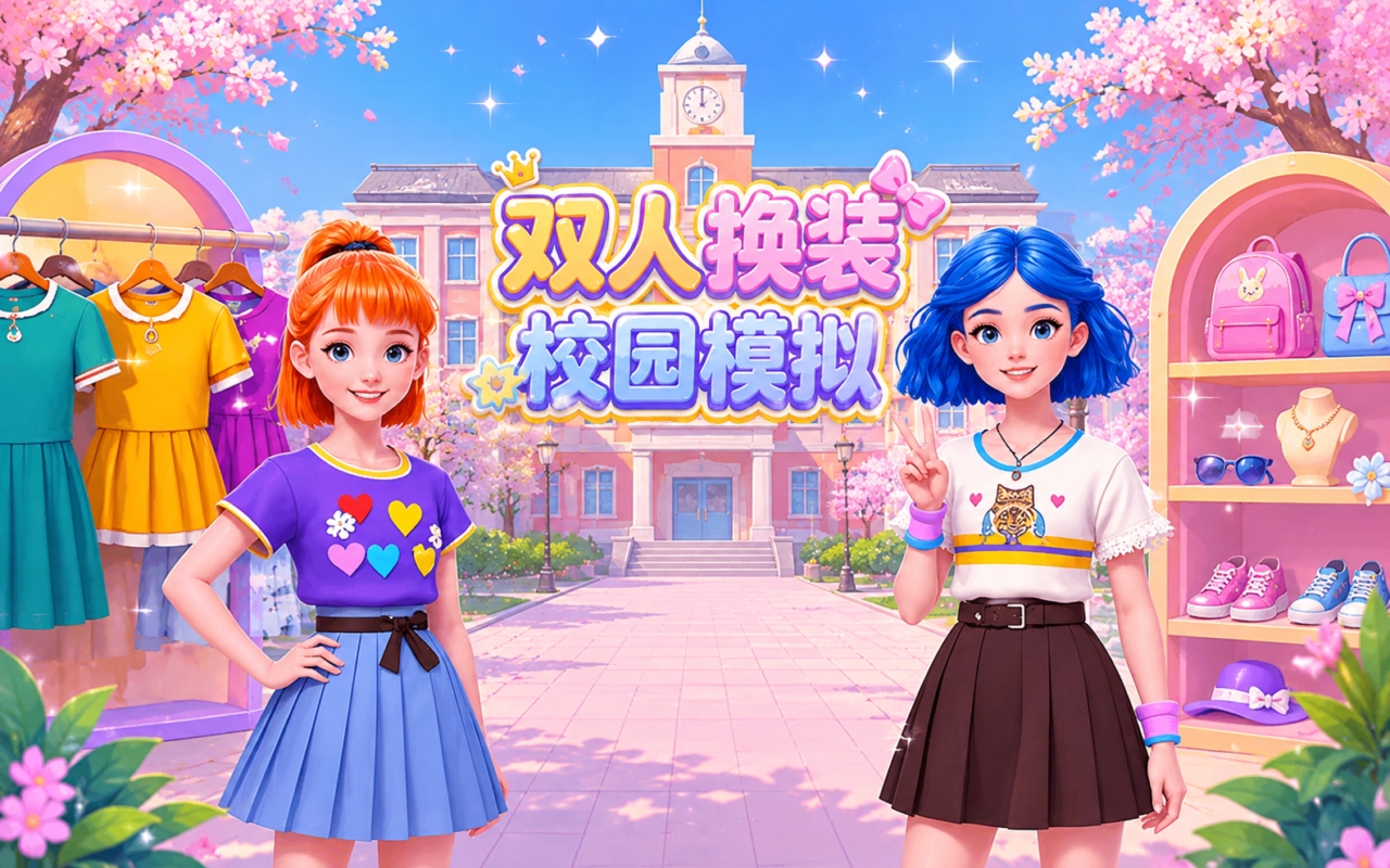 双人换装校园模拟