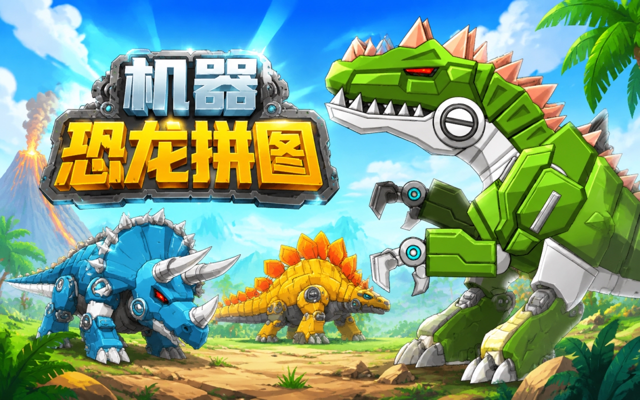 机器恐龙拼图