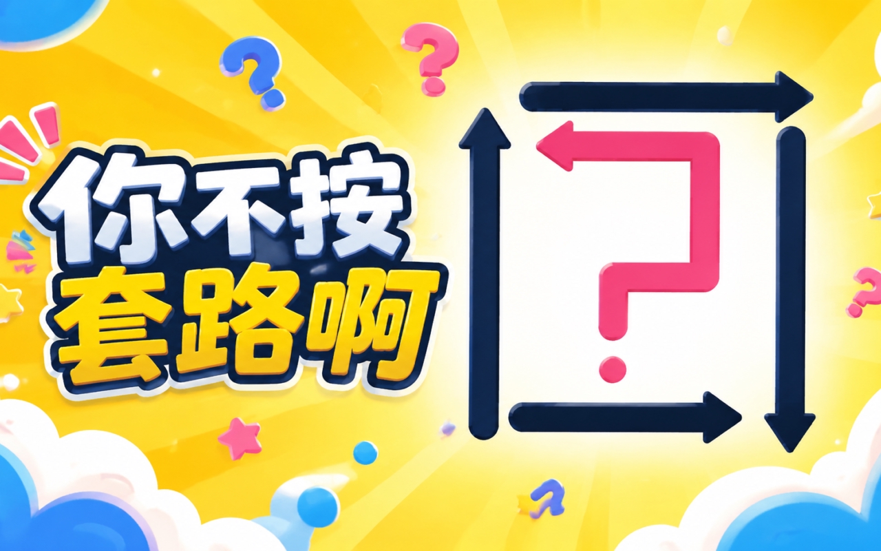 你不按套路啊
