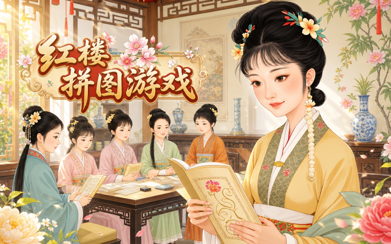 红楼拼图游戏