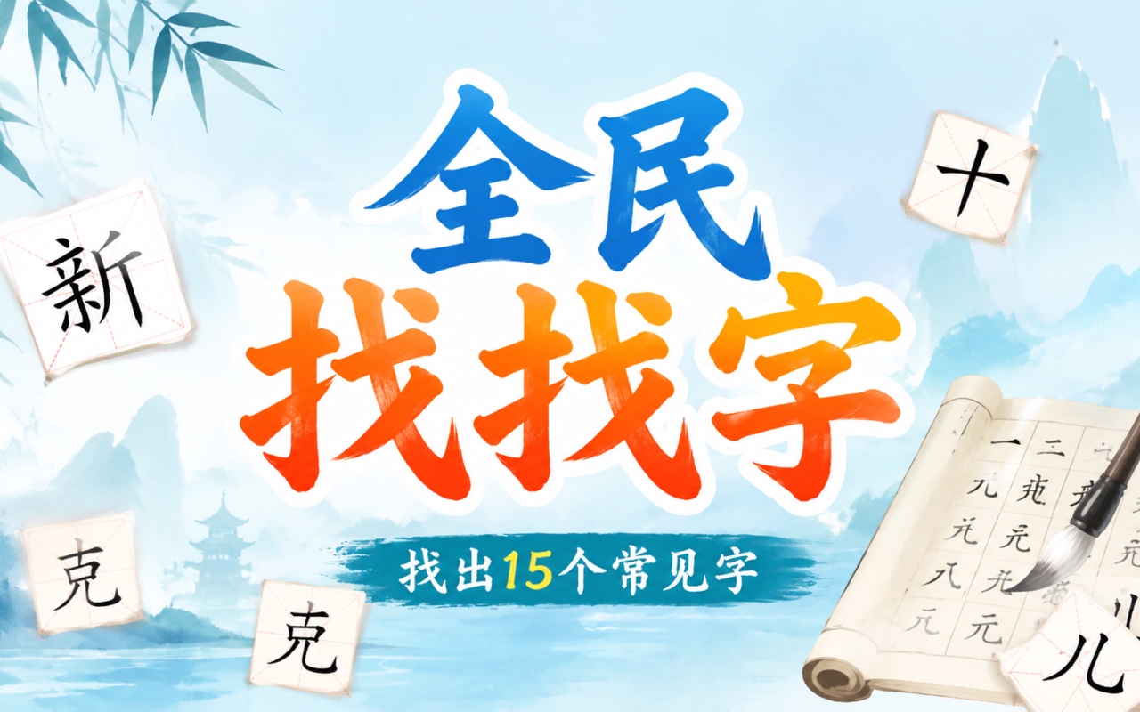 全民找找字