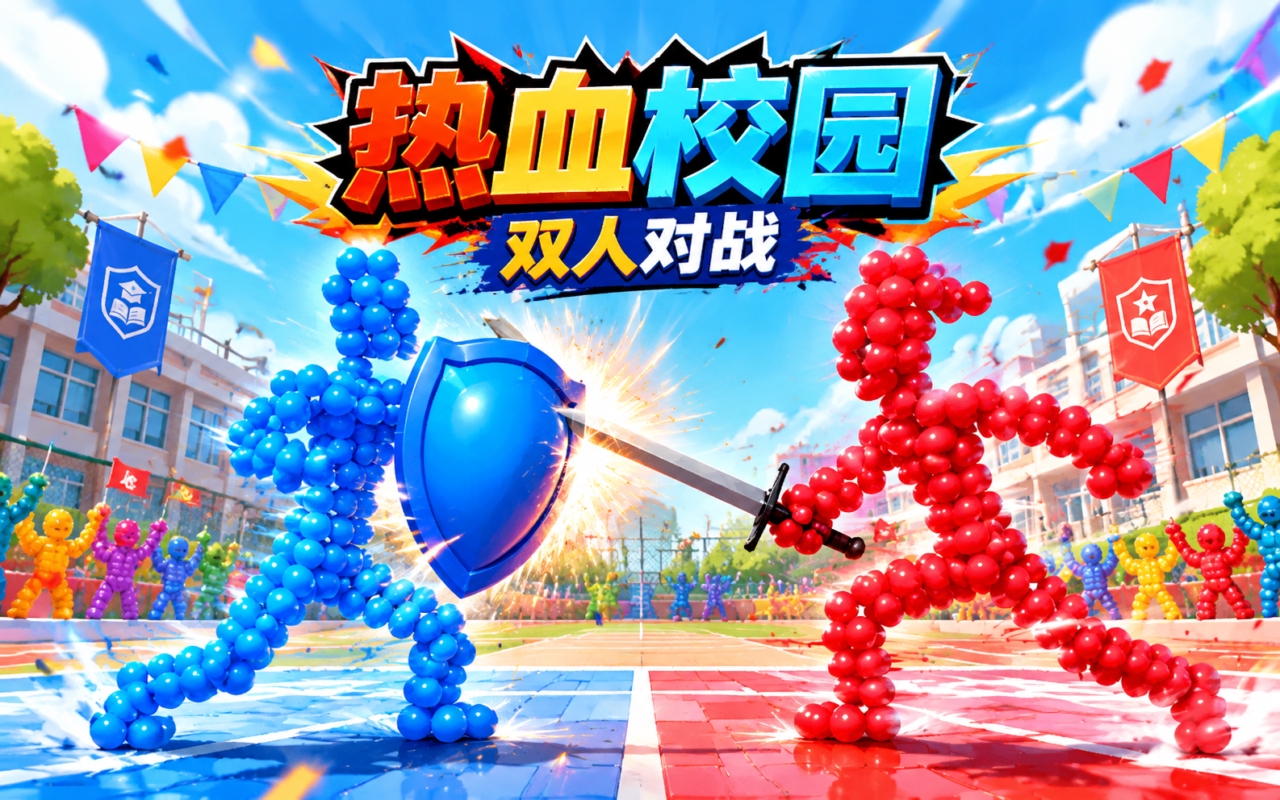 热血校园双人对战